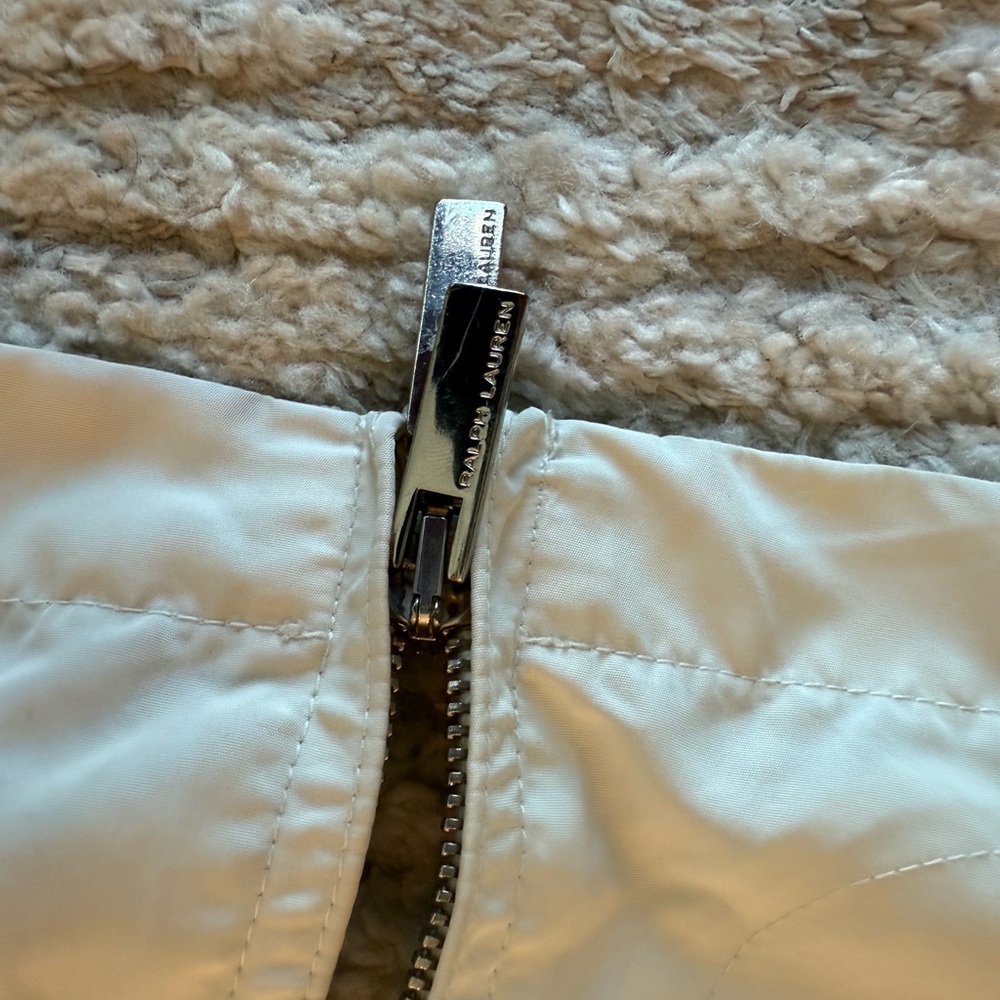 Ralph Lauren Women's Off-White Bomber Jacket - Picture 7 of 10